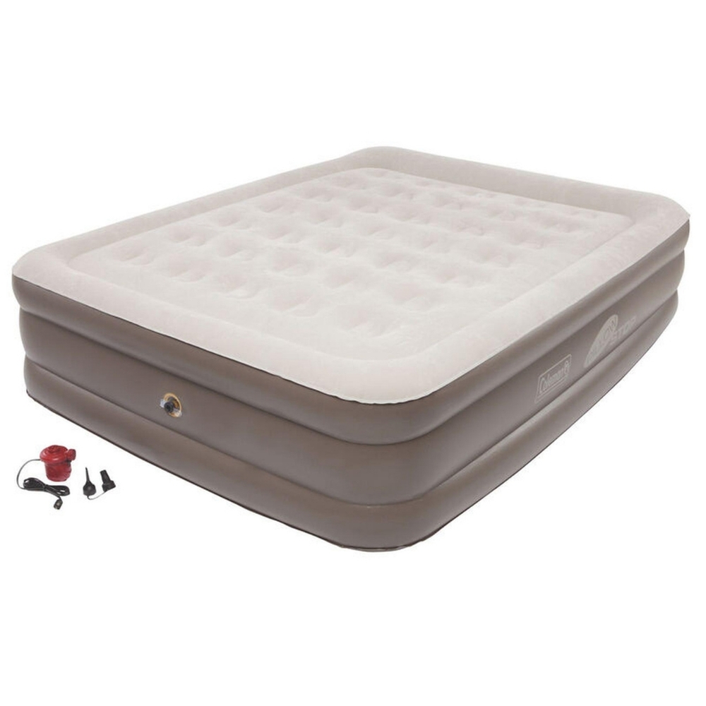Coleman Inflatable Air Mattress & Air Compressor